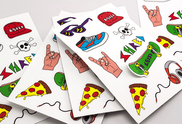 цветные стикеры большой партией